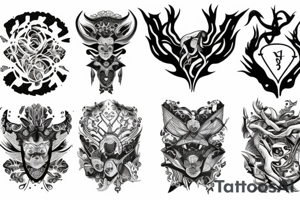 Daemon love tattoo idea