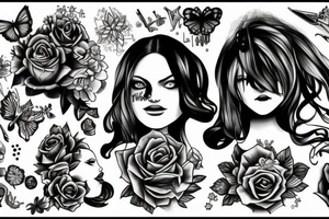 Fuck girl tattoo idea