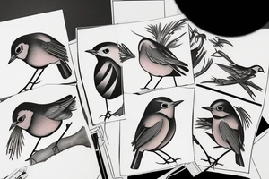 European robin tattoo idea
