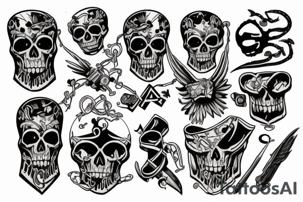 Dead men’s Chest tattoo idea