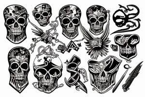Dead men’s Chest tattoo idea