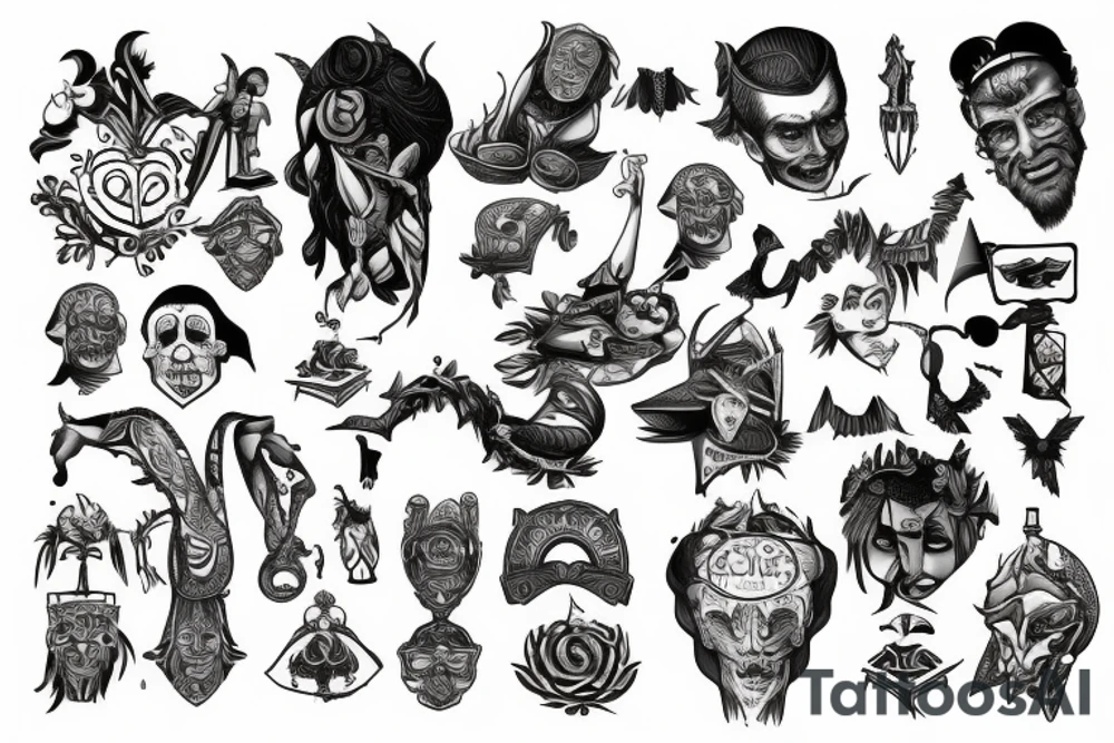 The gods has abandoned us tattoo idea