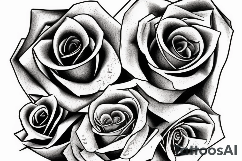 Rose in hand tattoo idea