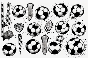 Soccer ball tattoo idea