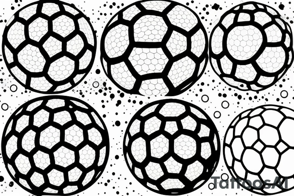 Soccer ball tattoo idea
