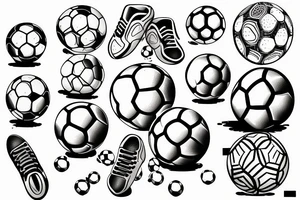 Soccerball tattoo idea