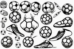 Soccerball tattoo idea