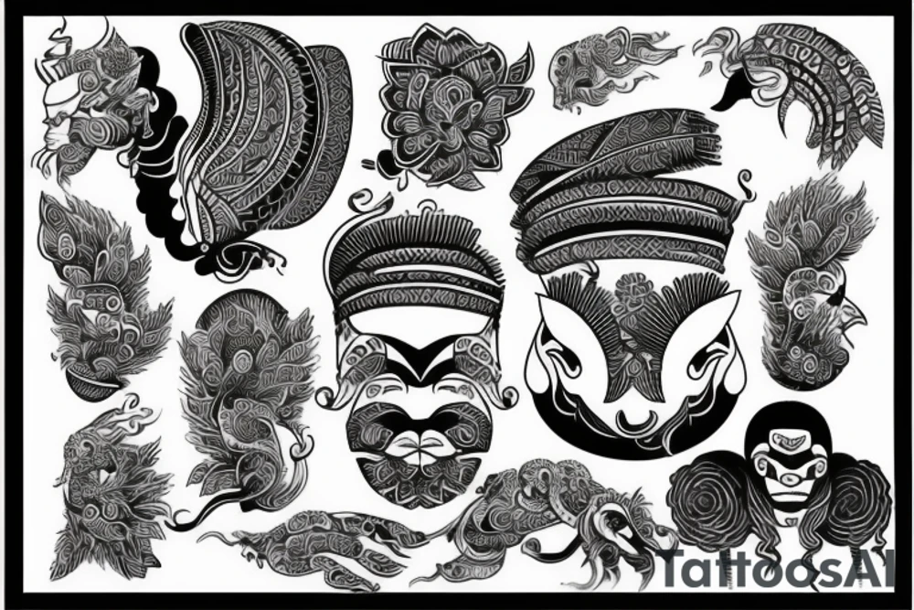 indian tiget tattoo idea