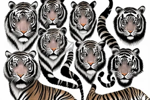 indian tiger tattoo idea