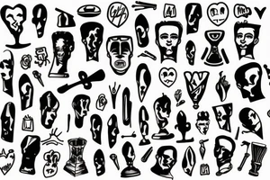 gravestone, vase tattoo idea