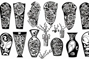 vase, funny tattoo idea