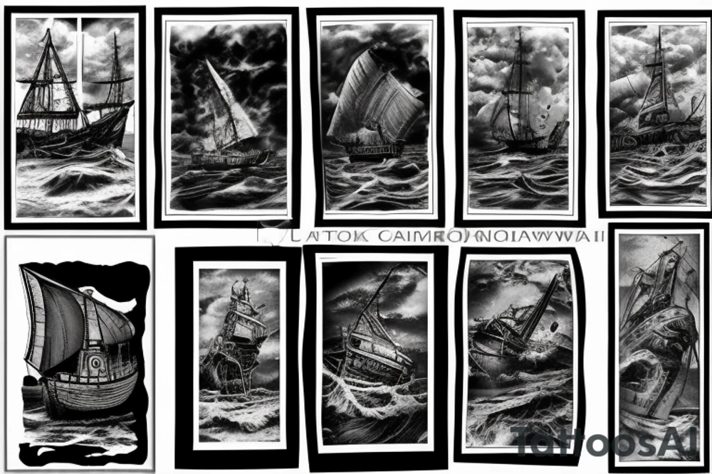 Shipwreck tattoo idea