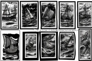 Shipwreck tattoo idea