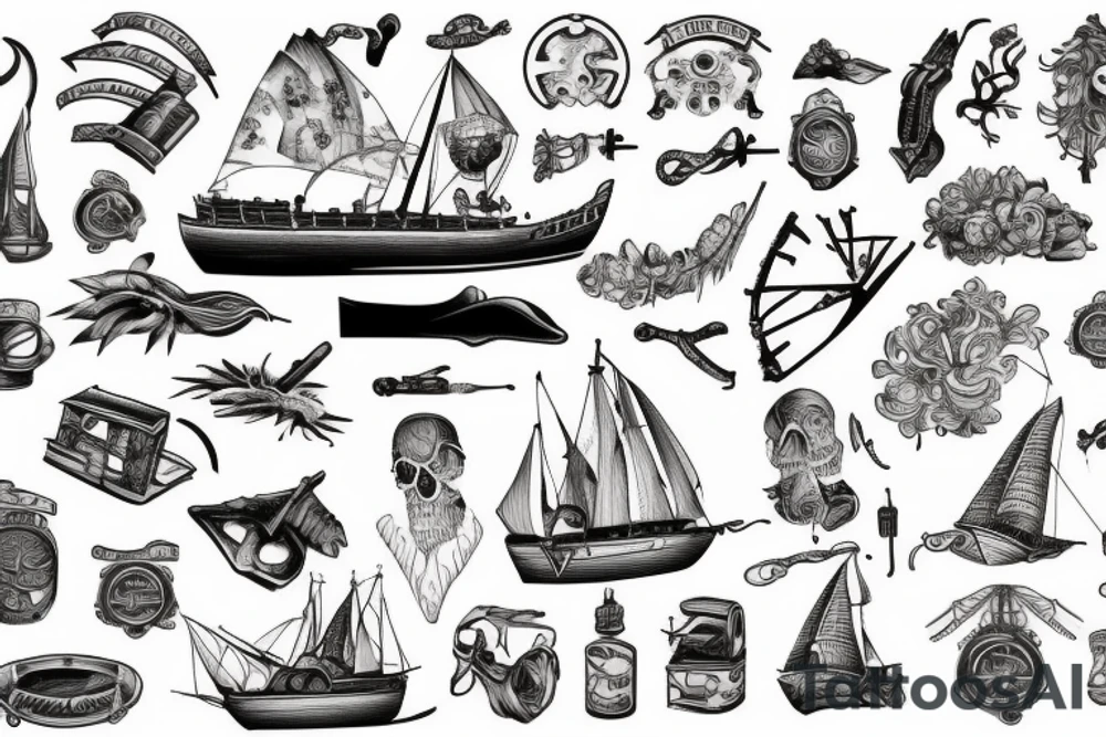 Shipwreck tattoo idea