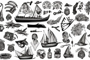 Shipwreck tattoo idea