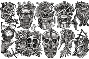 Shipwreck tattoo idea