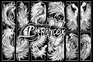 background Phoenix tattoo idea
