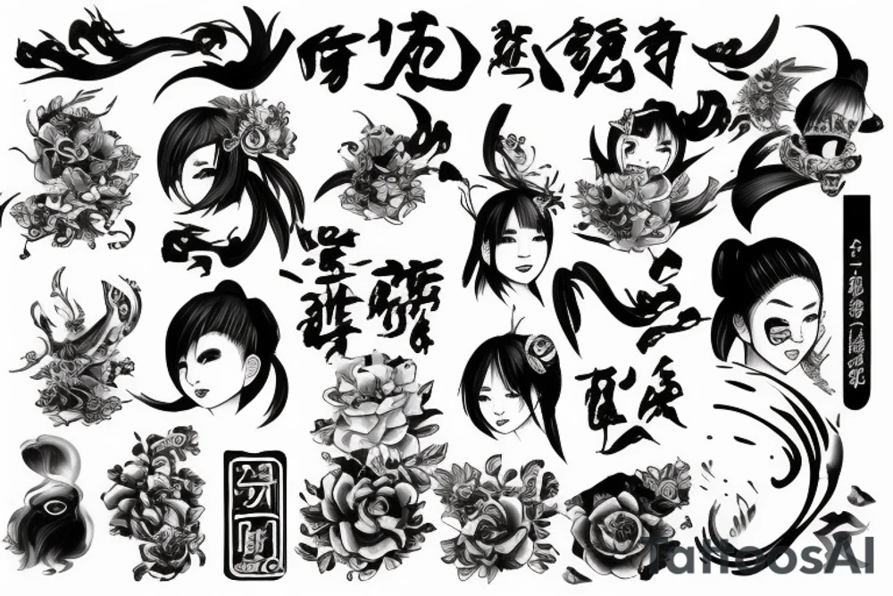 Xin Yan from Genshin Impact tattoo idea