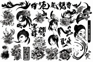 Xin Yan from Genshin Impact tattoo idea