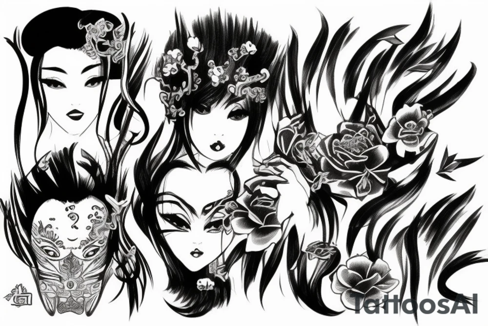 Xin Yan from Genshin Impact tattoo idea