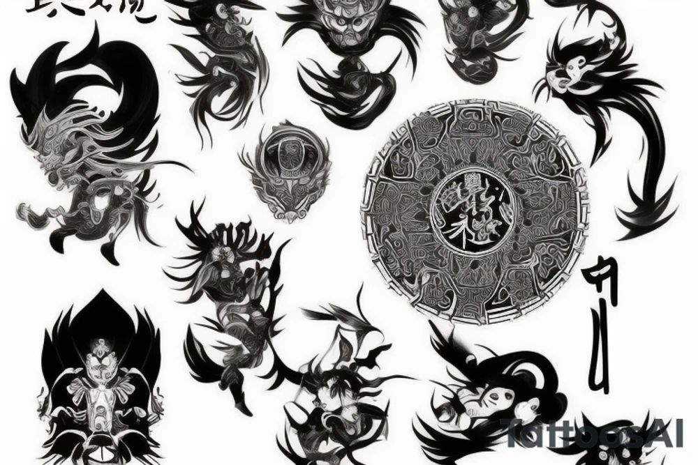 Xin Yang from Genshin Impact tattoo idea