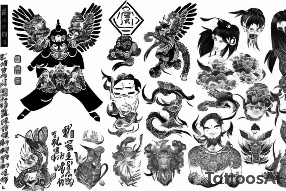Xin Yang from Genshin Impact tattoo idea