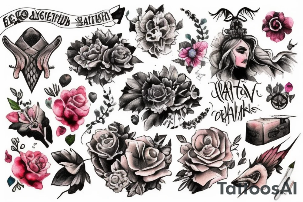 Небо с облаками tattoo idea