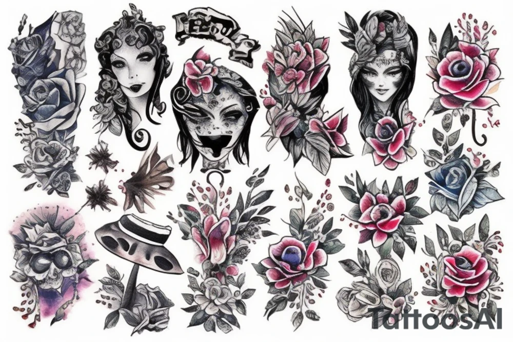 Небо с облаками tattoo idea