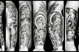 God coming down tattoo idea