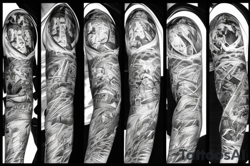 God coming down tattoo idea