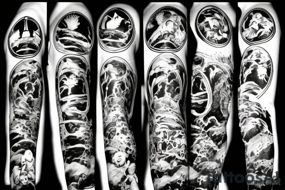 God coming down tattoo idea