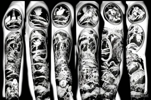 God coming down tattoo idea