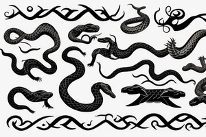 Rattlesnake tattoo idea