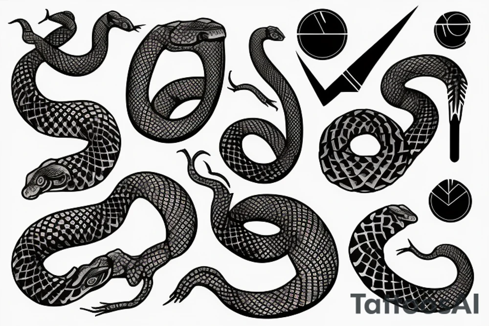 Rattlesnake tattoo idea