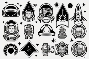 Astronaut tattoo idea