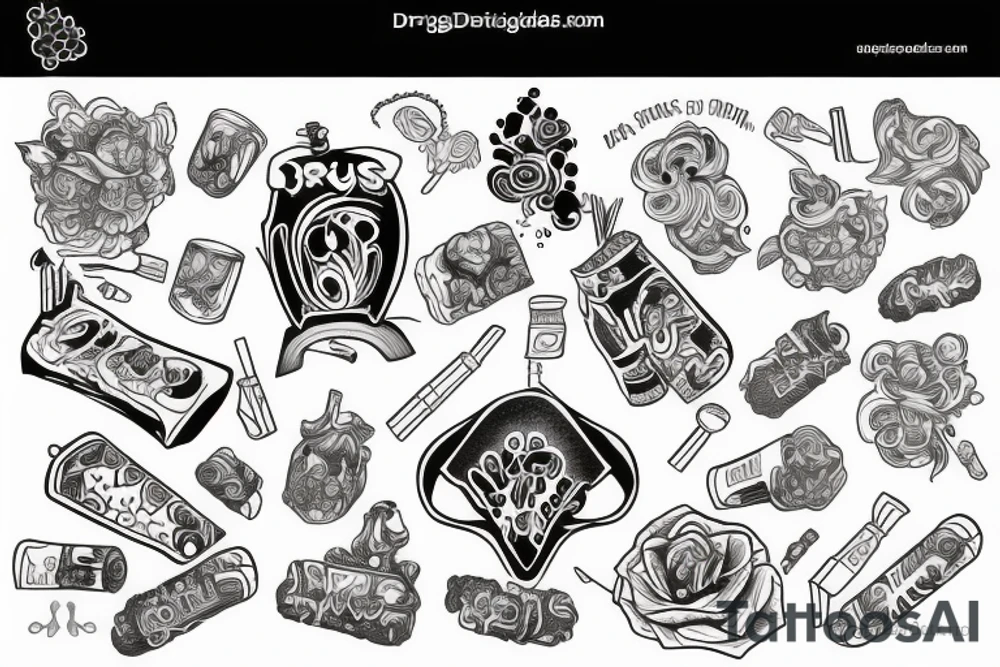 drugs tattoo idea