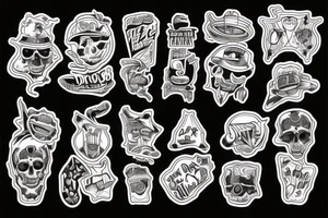 drugs tattoo idea