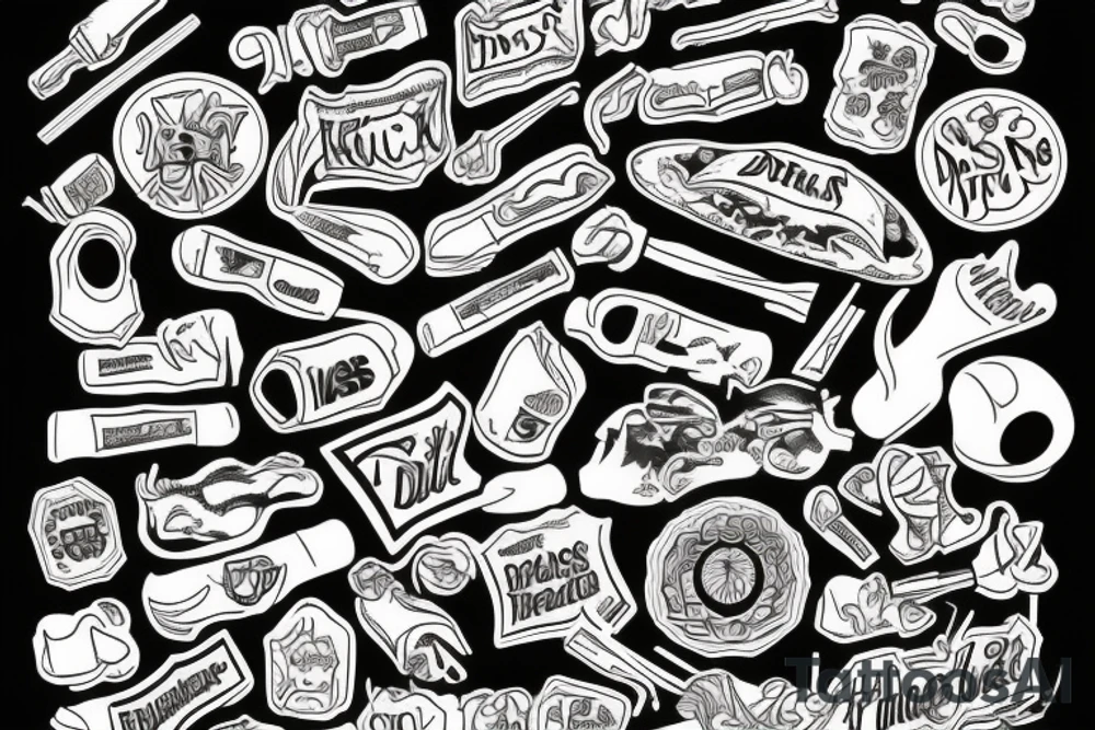 drugs tattoo idea
