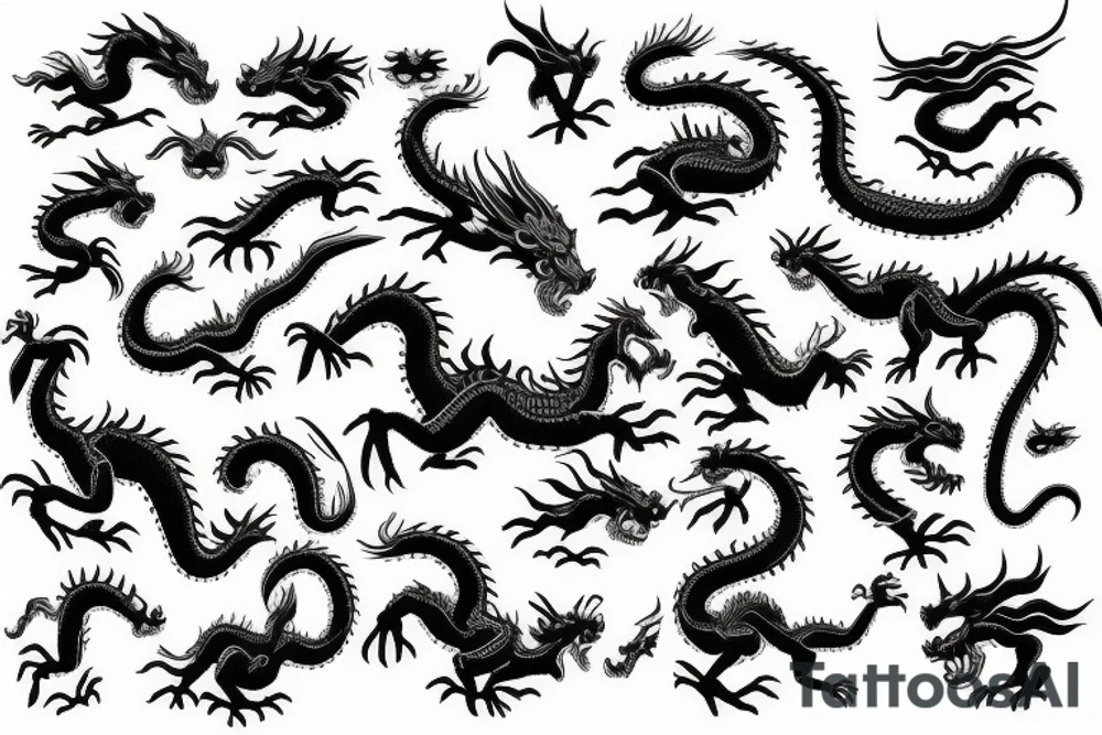 Dragon china tattoo idea