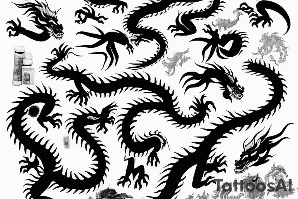 Dragon china tattoo idea