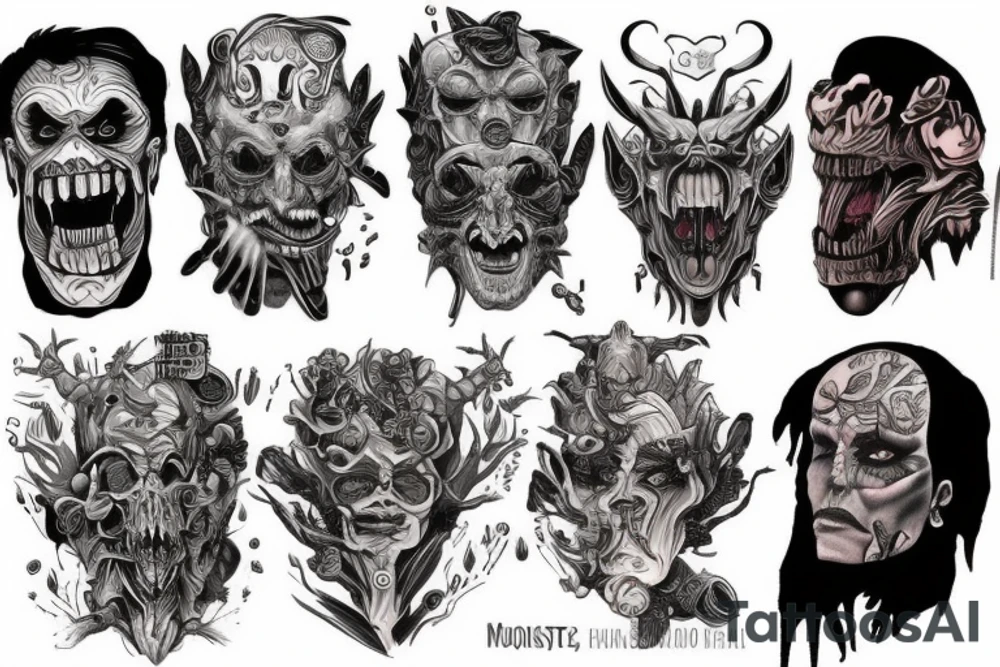 Monstrous humanoid tattoo idea