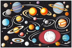 Solar System tattoo idea