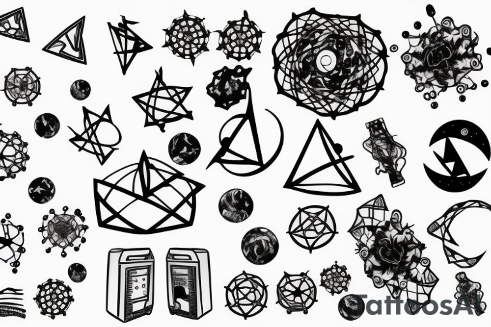 quantum machine learning physics tattoo idea