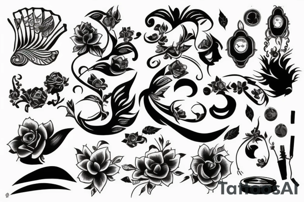 Дракон tattoo idea