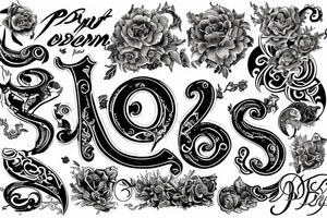 P & D tattoo idea