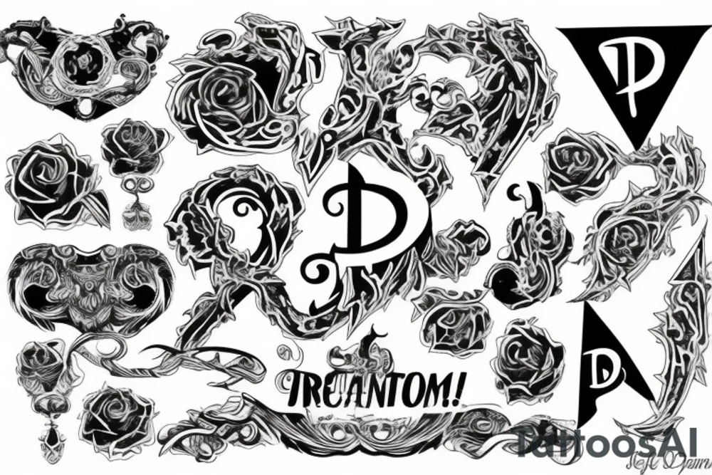 P & D tattoo idea