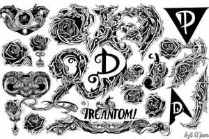 P & D tattoo idea