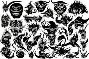 demon tattoo idea