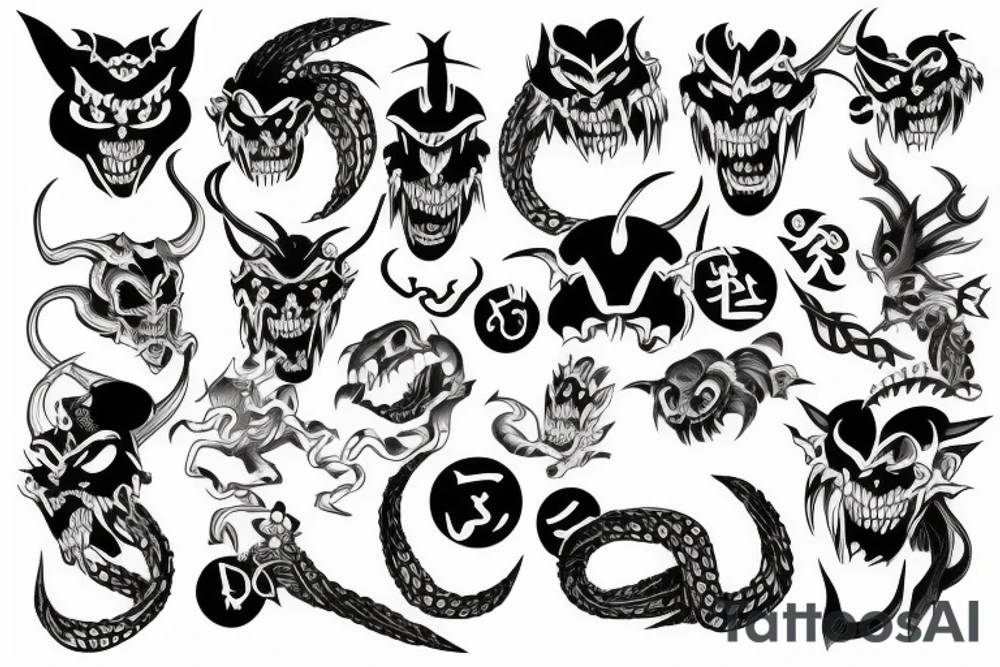 demon tattoo idea