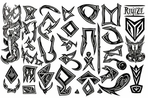 Rune algiz tattoo idea